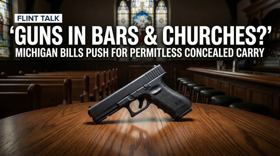 Michigan Push Would Allow Concealed Carry Without Permit Including Bars and Churches