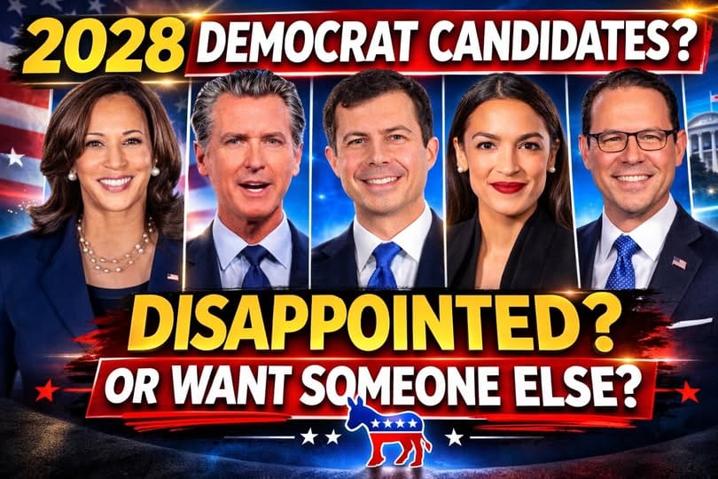 Democratic 2028 Field Takes Shape as Early Polling Puts Familiar Names on Top