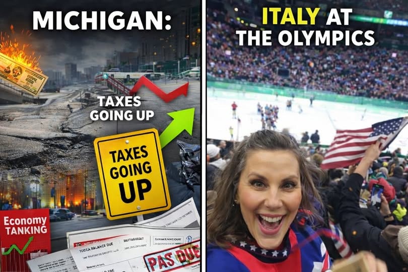 Whitmer in Italy for Trade Meetings and Olympics as Michigan Struggles at Home