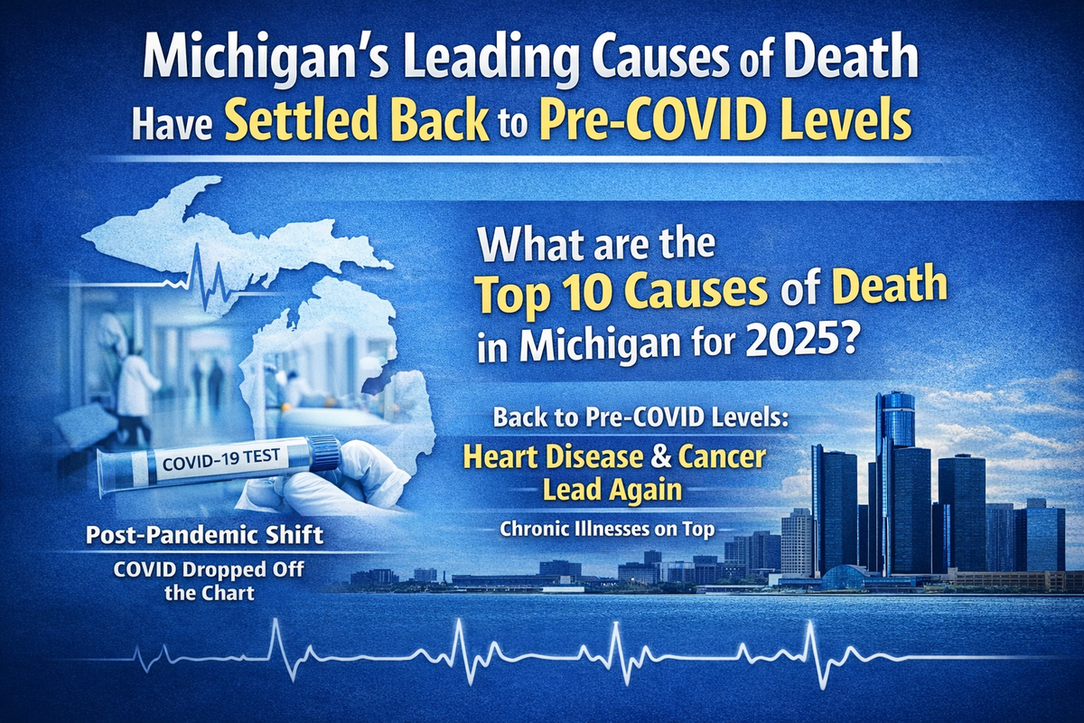Michigan’s Leading Causes of Death Have Settled Back to Pre-COVID Levels
