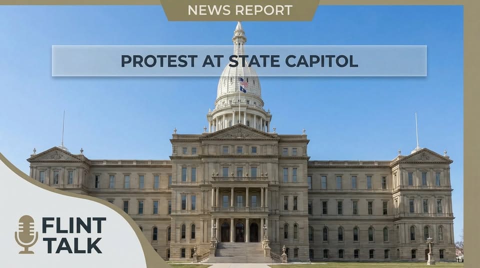 Anti War Voices Rise Across Michigan Including State Capitol Protest