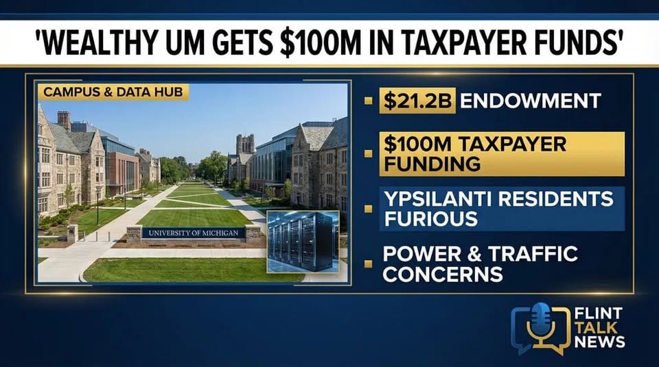 University of Michigan gets $100 million in taxpayer funding for Ypsilanti project despite $21.2 billion endowment