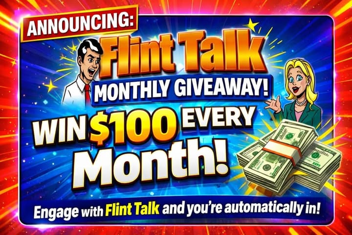 Flint Talk Monthly Giveaway