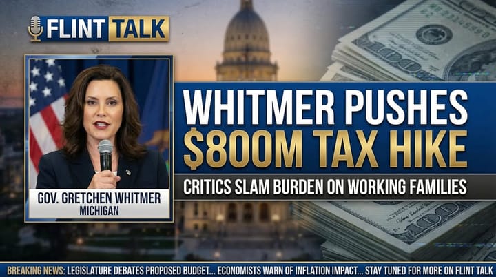 Whitmer Pushes $800 Million Tax Hike: A Burden on Michiganders?
