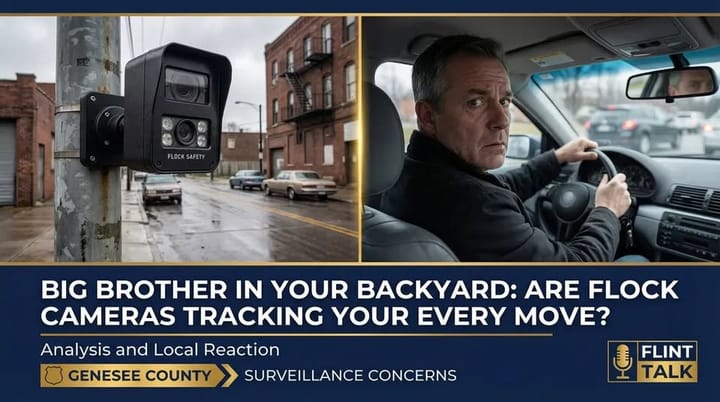 Big Brother Cameras Expand Across Flint Raises Questions About Privacy and Surveillance