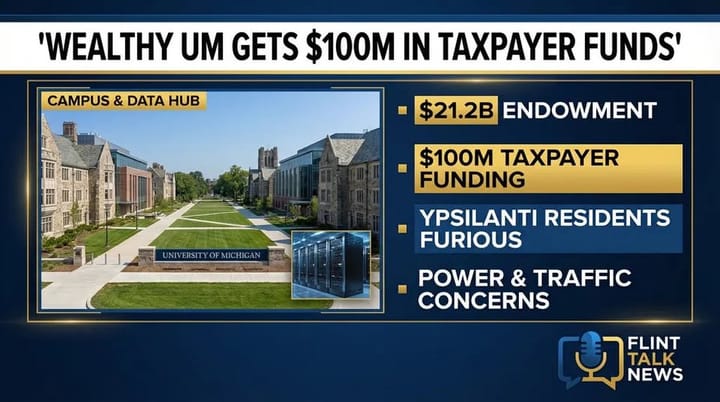 University of Michigan gets $100 million in taxpayer funding for Ypsilanti project despite $21.2 billion endowment